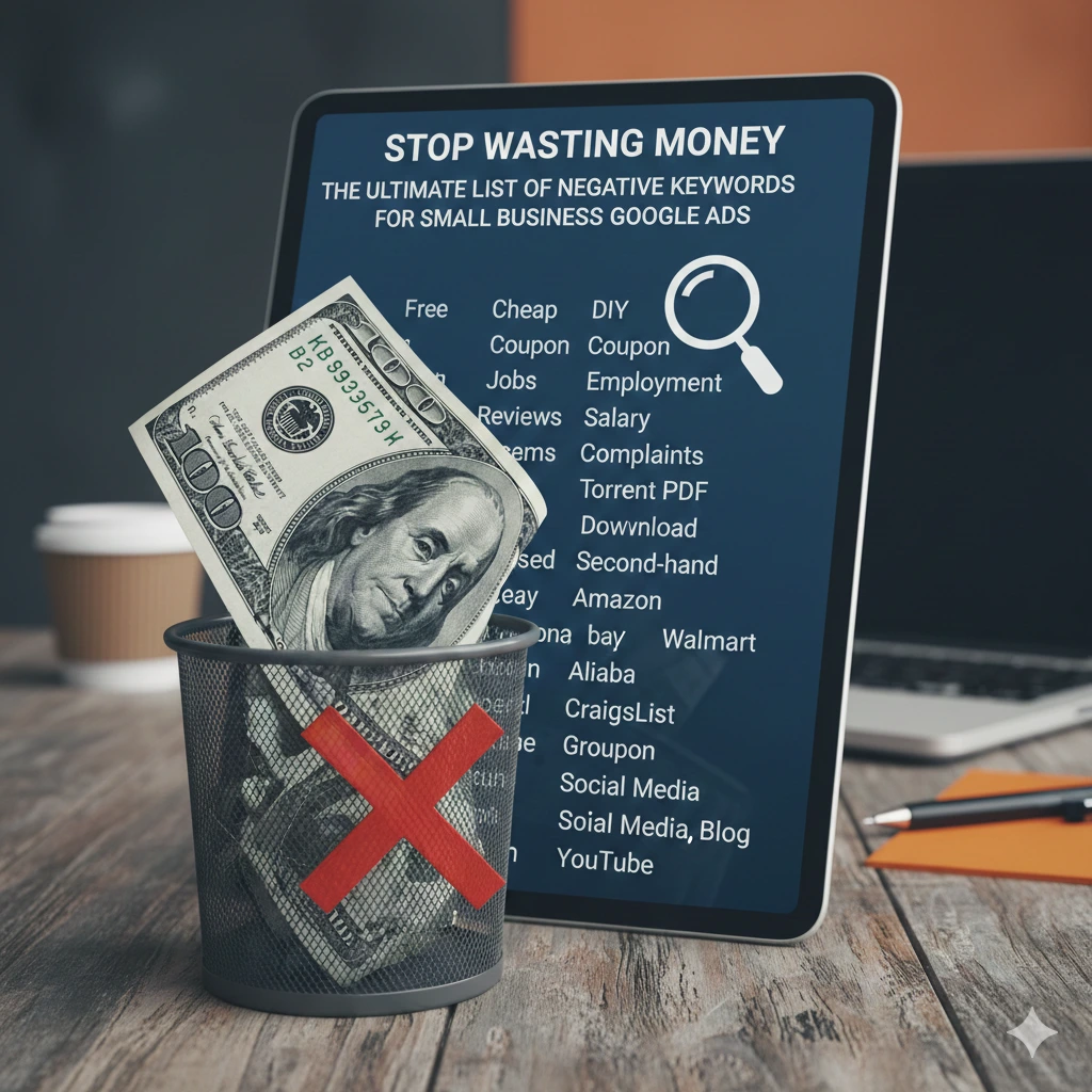 Stop Wasting Money: The Ultimate List of Negative Keywords for Small Business Google Ads
