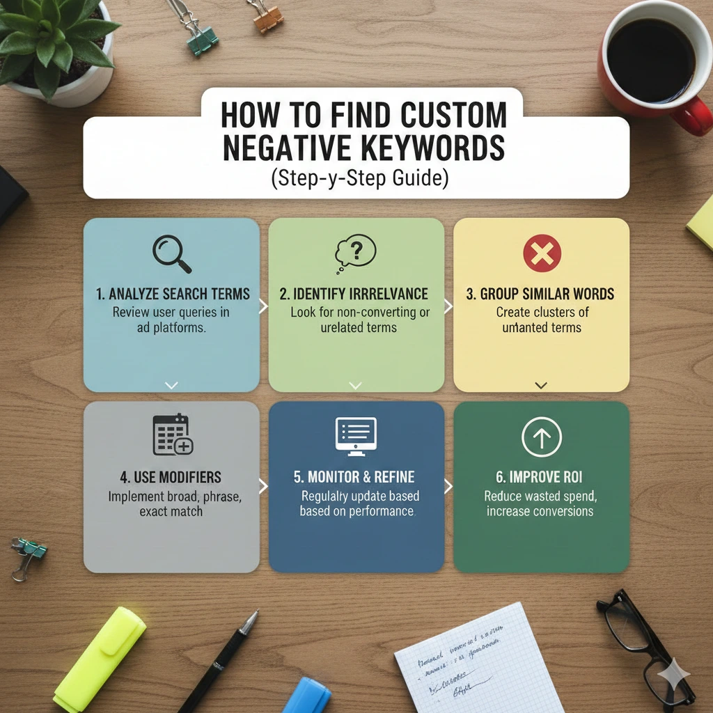 How to Find Custom Negative Keywords (Step-by-Step)