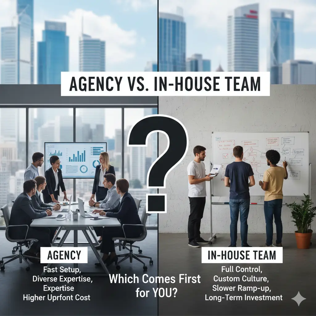 Should You Hire an Agency or Build an In-House Team First?