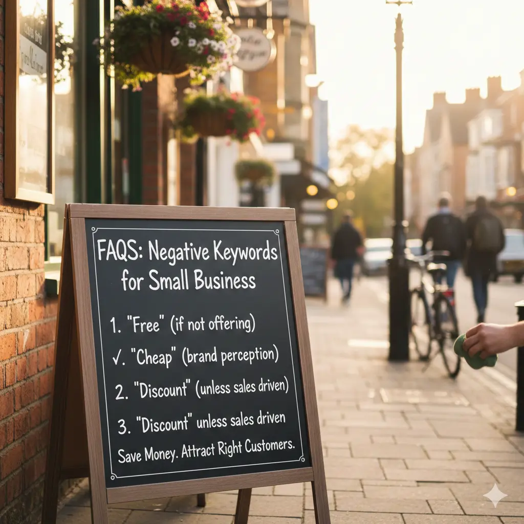 FAQs: Negative Keywords for Small Business